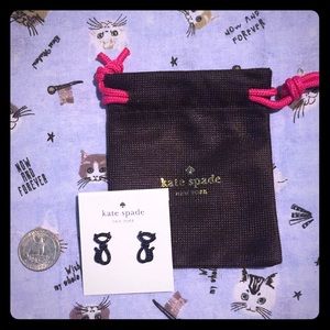 ♠️Kate Spade Pave Cat Studs 😸😸
